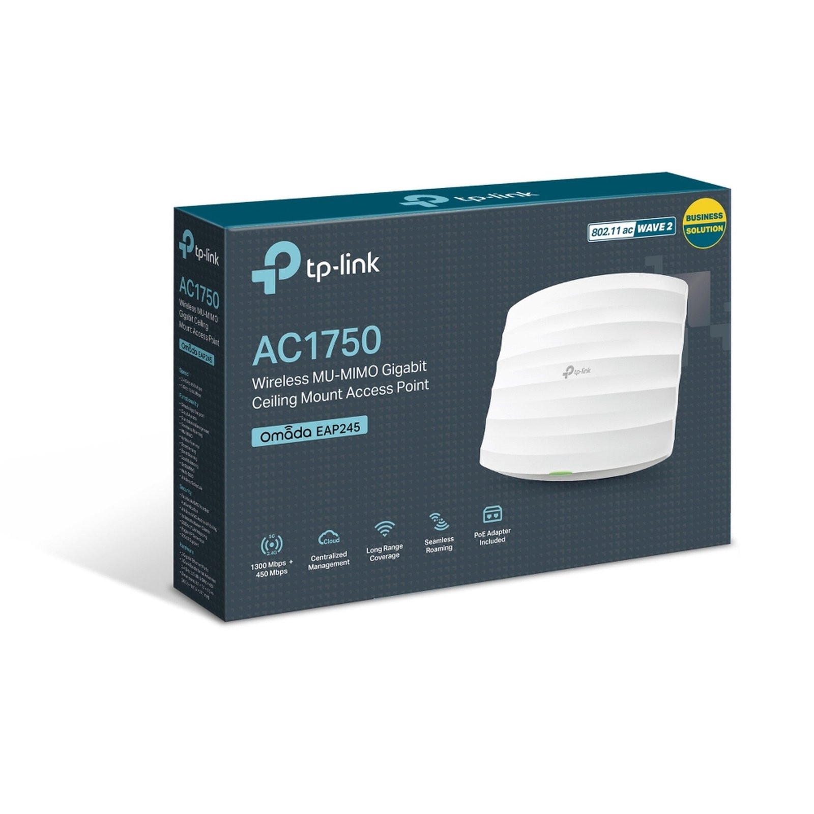 Access Point Gigabit TP - Link EAP245 Omada Dual Band PoE+