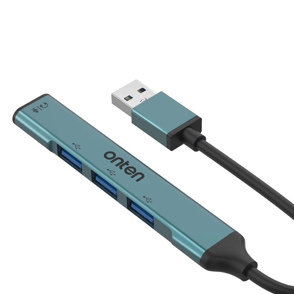 Adaptador Audio Jack 3.5mm y 3 USB 2.0 OTN-5706 PC Mac