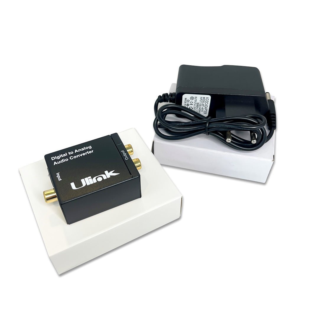 Adaptador Audio Óptico Toslink a Analógico RCA UlinkUlinkItems Digital Spa – Tecnología, Hogar y Fitness en un solo lugar