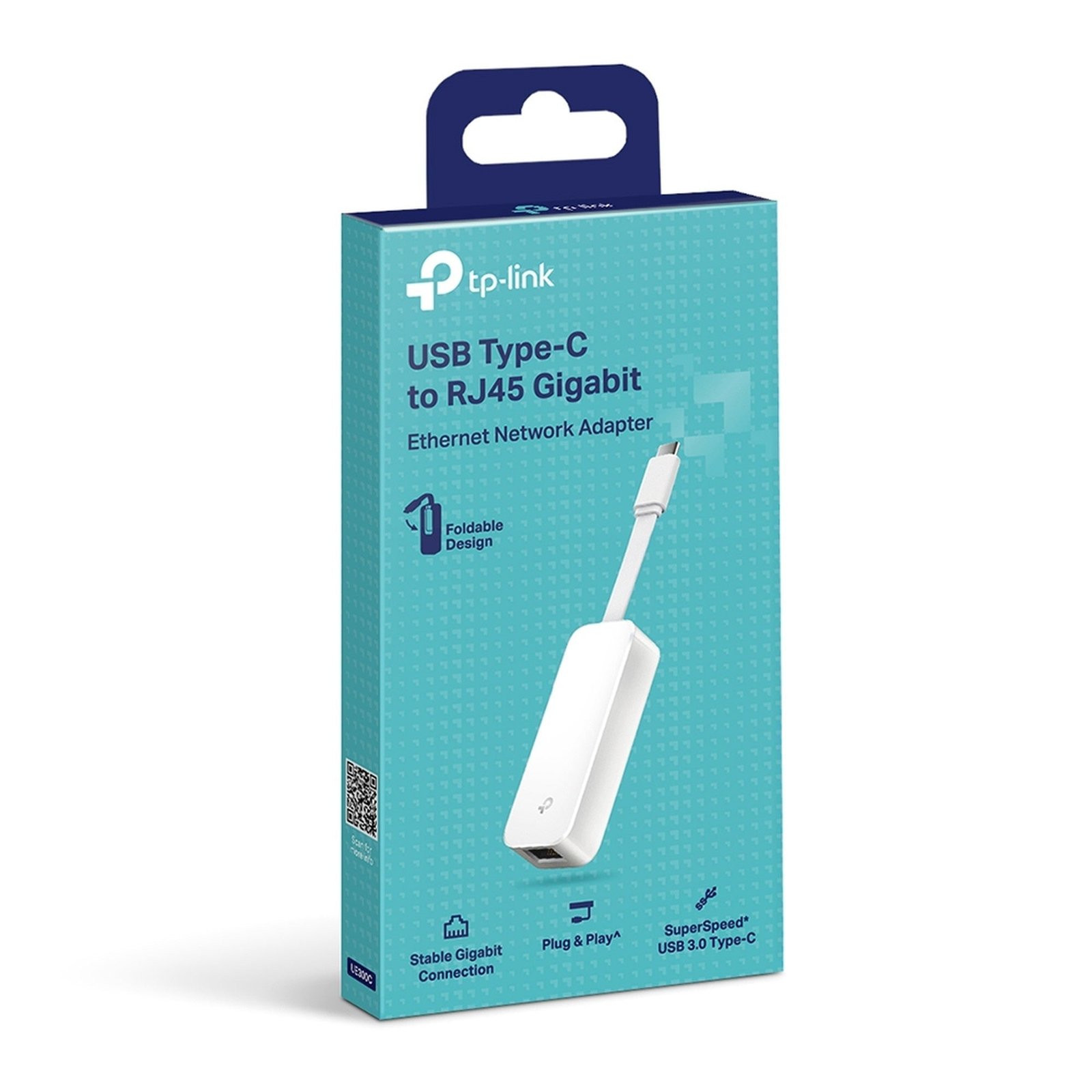 Adaptador de Red USB C a RJ45 Gigabit USB 3.0 UE300C - Items Digital