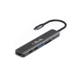 Adaptador Multipuerto USB - C 7 en 1 con HDMI y PD 3.0