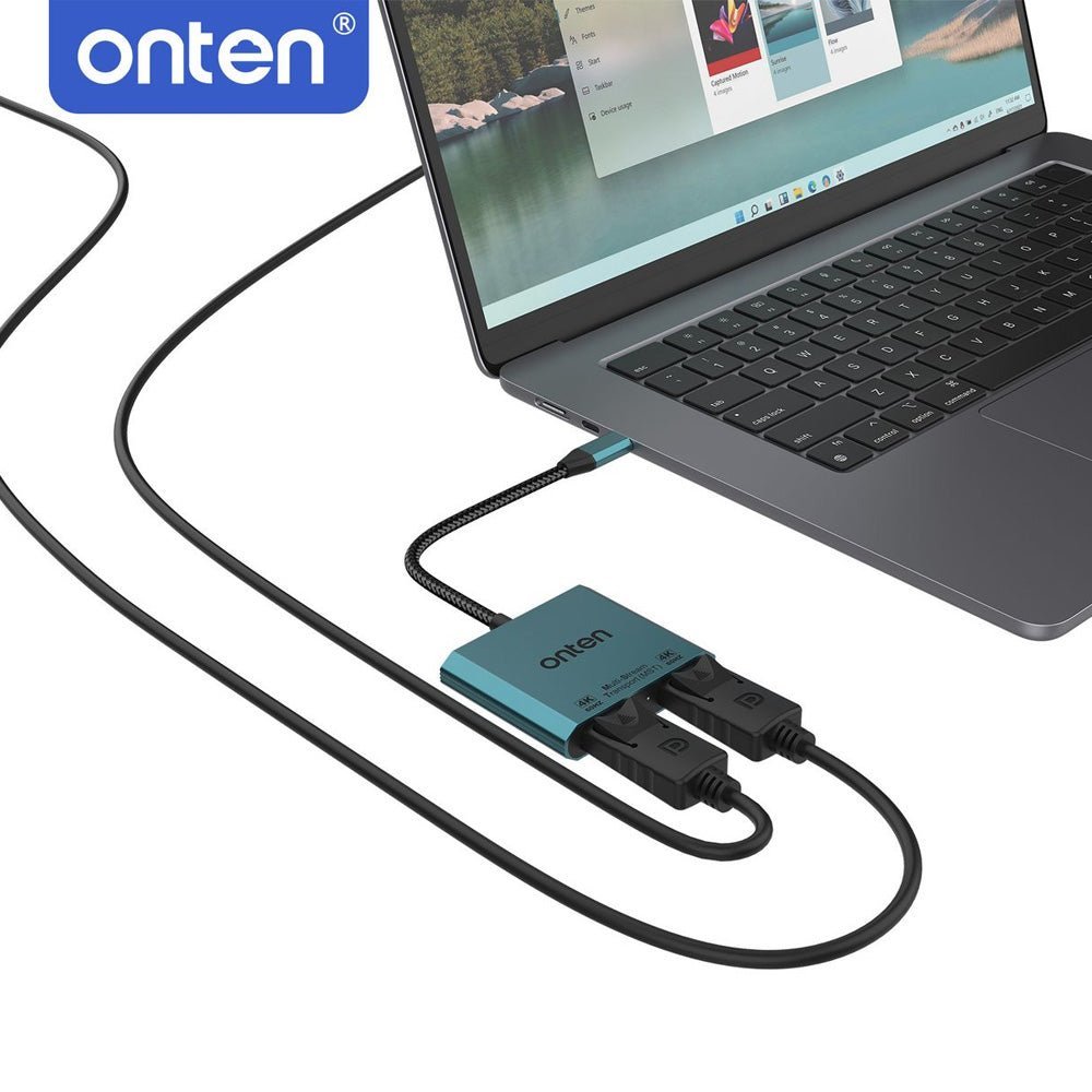 Adaptador USB - C a Doble DisplayPort 4K OTN - UC915ULINKItems Digital Spa – Tecnología, Hogar y Fitness en un solo lugar