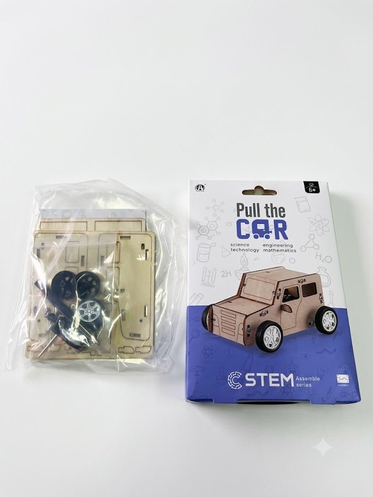 Auto de Madera Armable Juguete Educativo STEM 3D