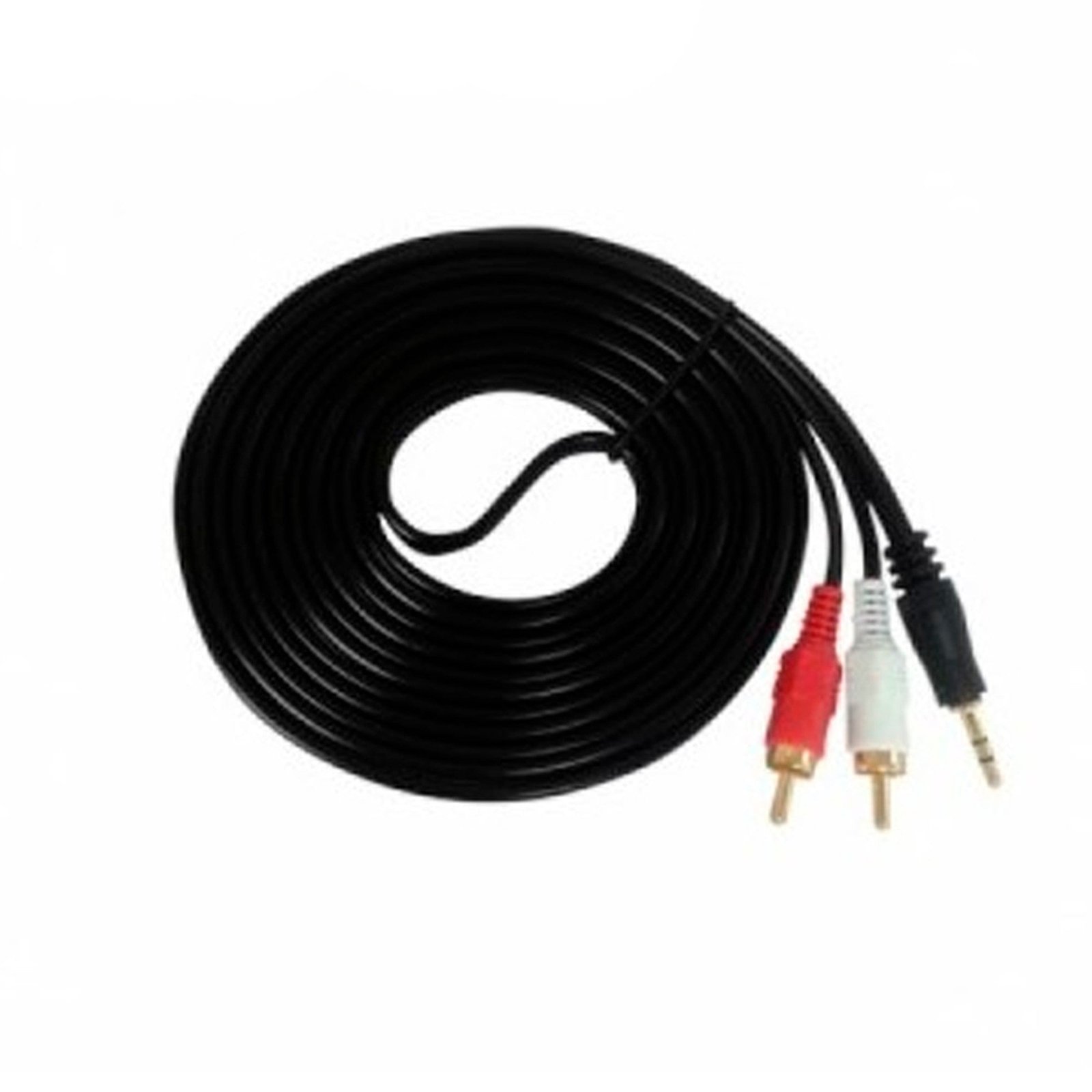 Cable De Audio Plug 3.5mm A 2 RCA 1,5 Metros
