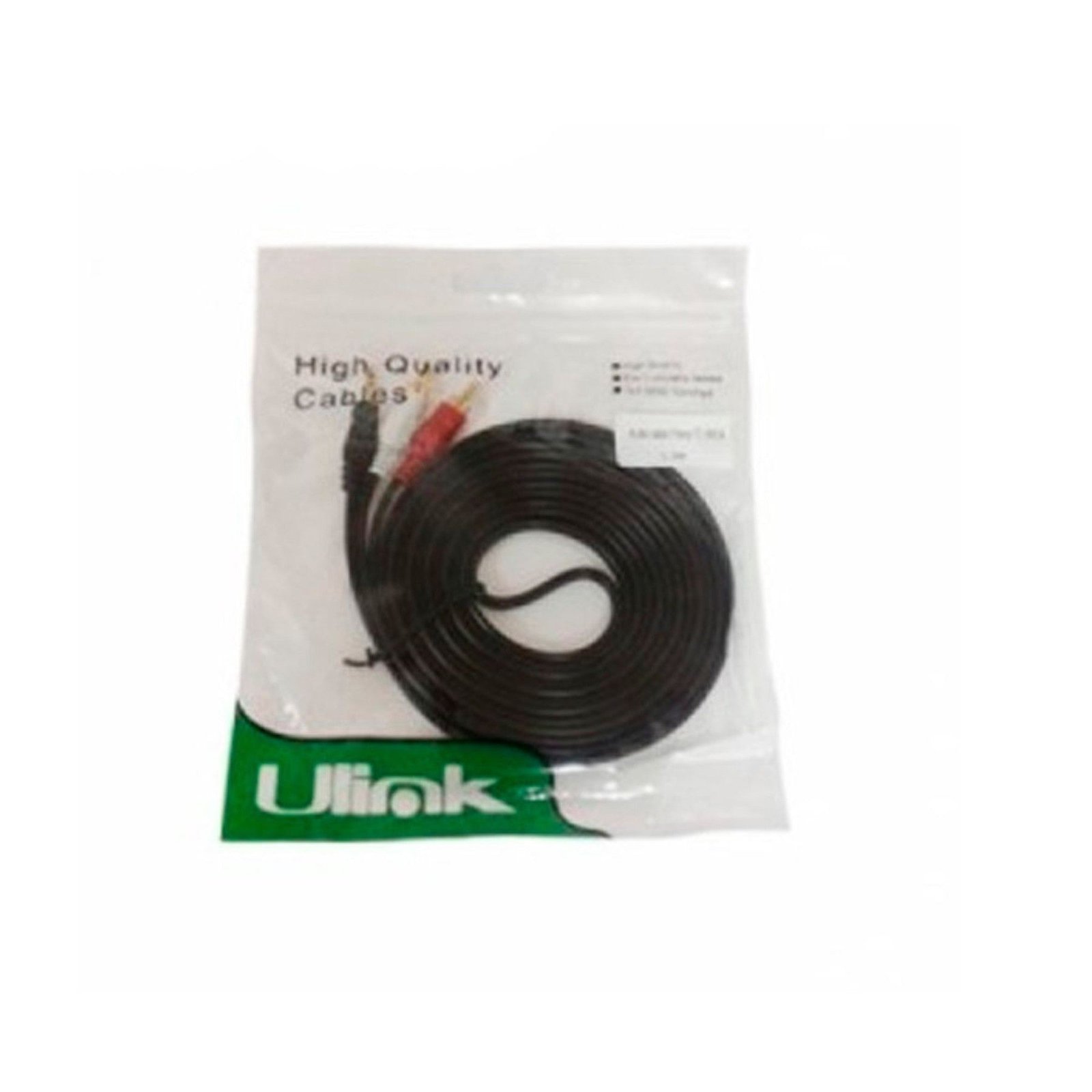 Cable De Audio Plug 3.5mm A 2 RCA 1,5 Metros