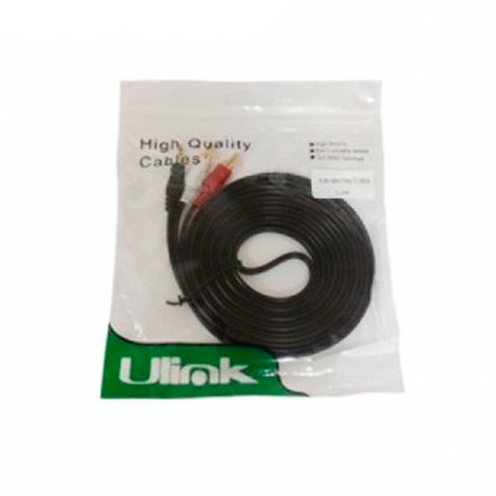 Cable De Audio Plug 3.5mm A 2 RCA 1,5 Metros