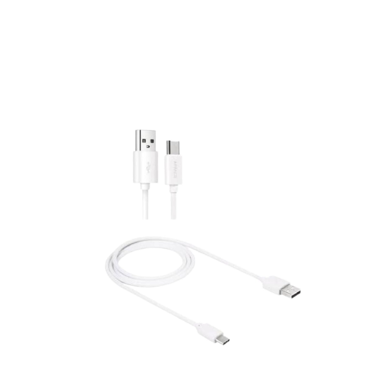 Cable de Carga USB tipo C Blanco Carga Rápida de 2.4amp 2M