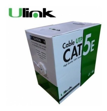 Cable de Red UTP Cat5e 24AWG 305m Ulink CCA