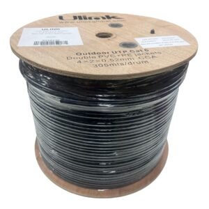 Cable de Red UTP Cat6 305m Exterior 23AWG Doble Chaqueta