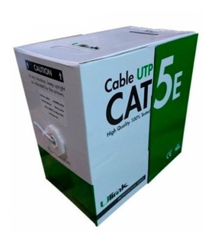 Cable De Red Utp Multifilar Cat5e, 24 Awg Caja 305mts