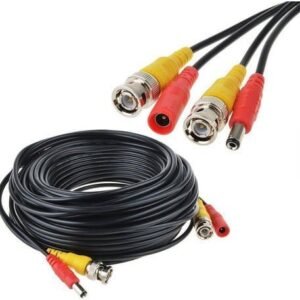Cable Para Cámaras De Seguridad 40 Metros Bnc + DC