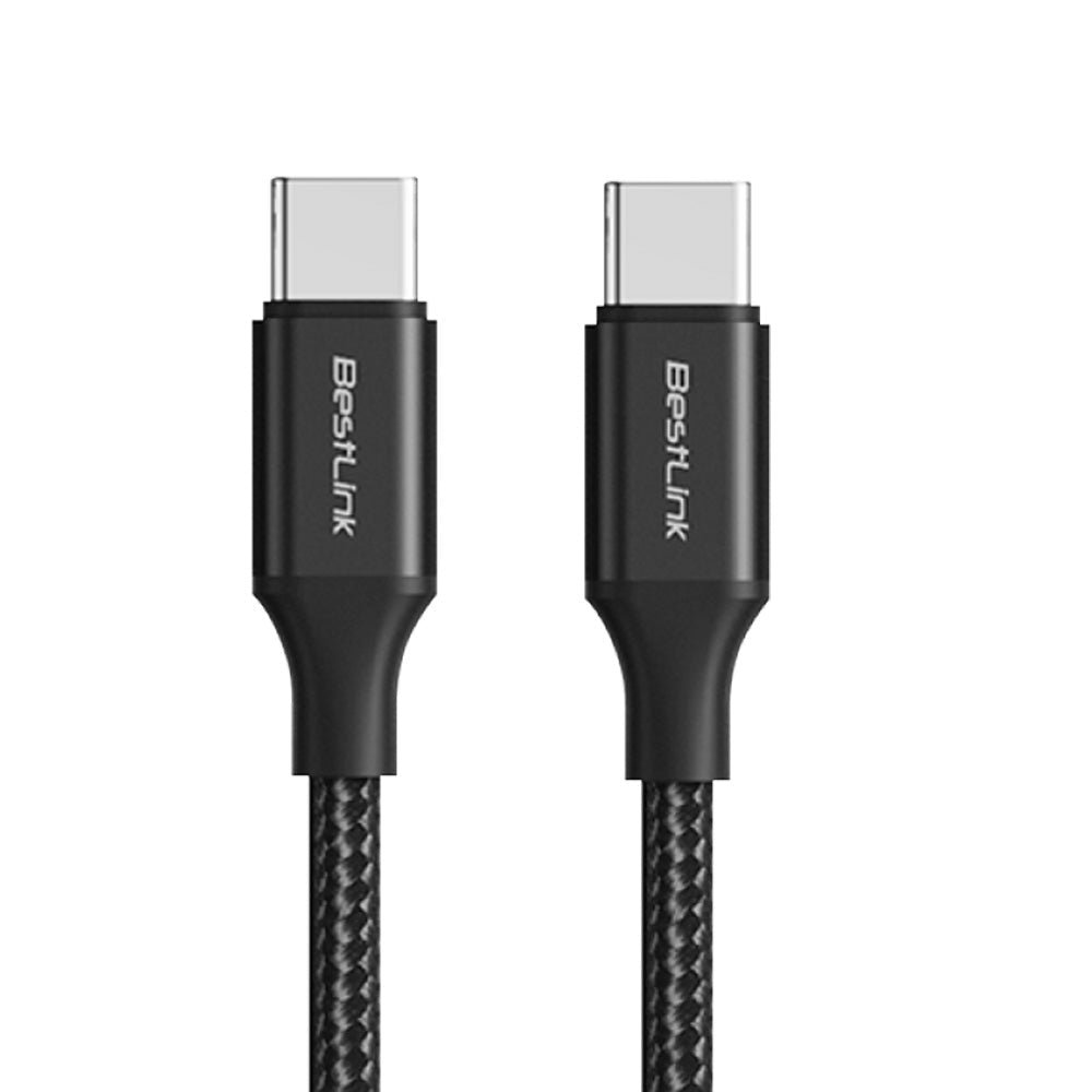 Cable USB-C a USB-C 240W Trenzado BL-CHCBCM240 Carga Rapida