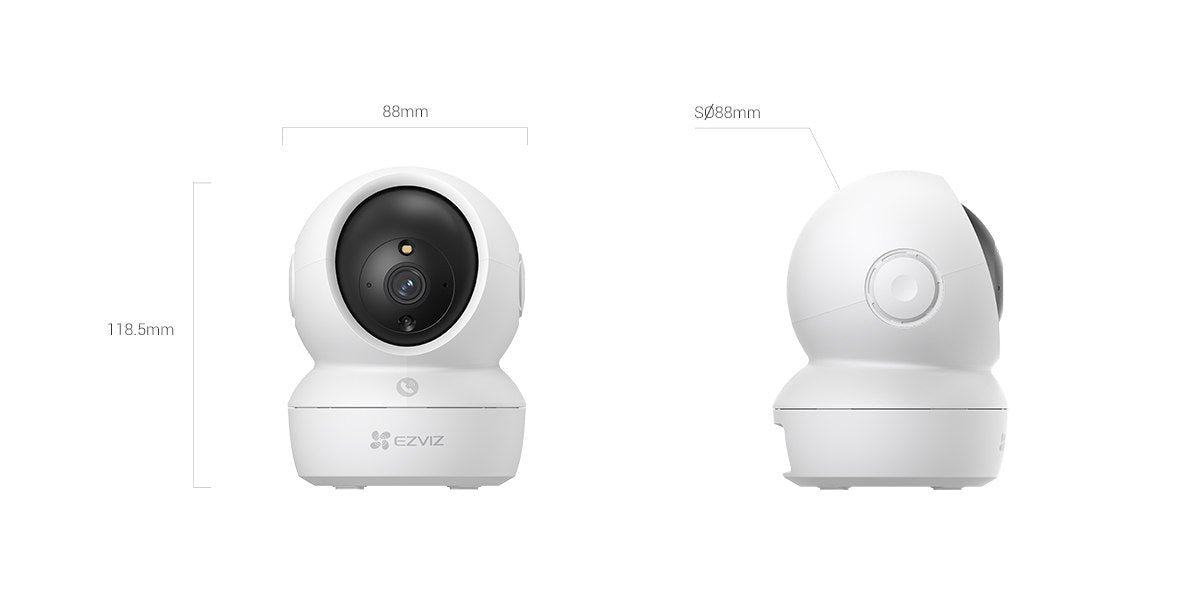 Cámara WiFi EZVIZ H6c Pro 1080p 360° Seguimiento Inteligente