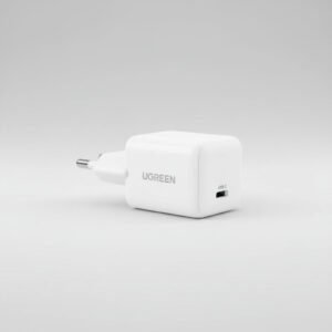 Cargador GaN 20W Ugreen X512-W USB-C Rapido Blanco