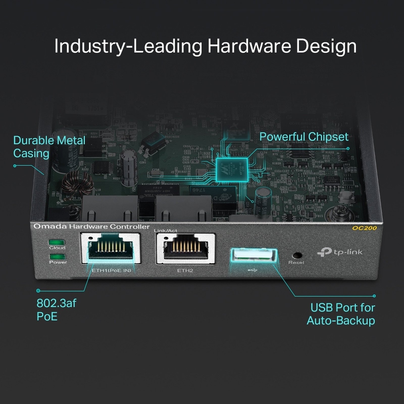 Controlador de Hardware TP - Link Omada OC200 Cloud PoE