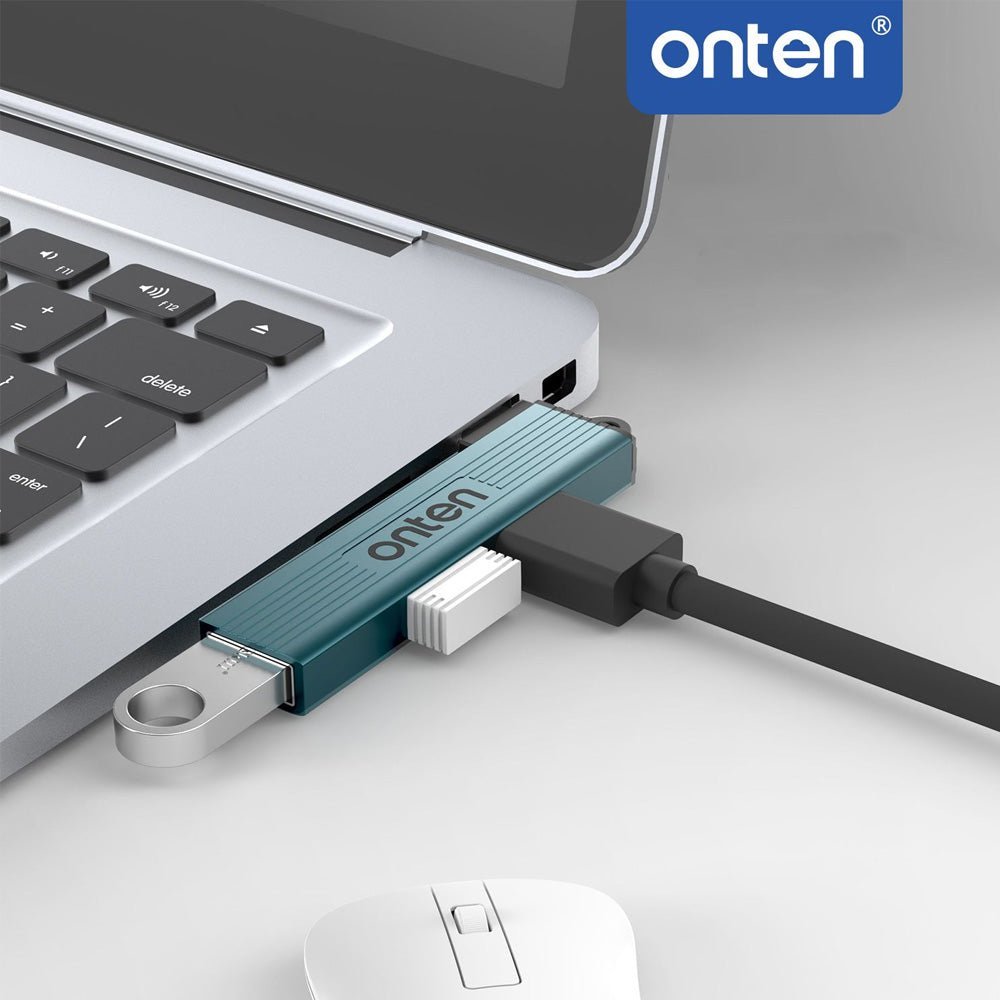 HUB USB 3 Puertos OTN - US51: 1x USB 3.0 + 2x USB 2.0