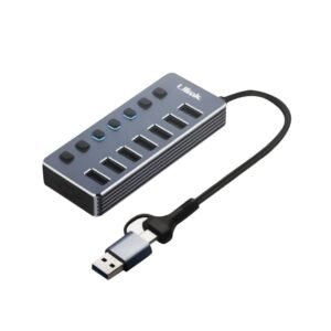 Hub USB 7 puertos USB - C/A sin fuente UL - HUBCA7ULINKItems Digital Spa – Tecnología, Hogar y Fitness en un solo lugar