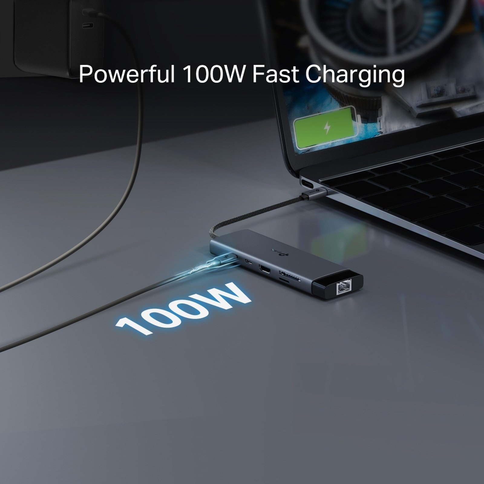 Hub USB-C 9 en 1 UH9120C con HDMI, RJ45 y USB 3.0