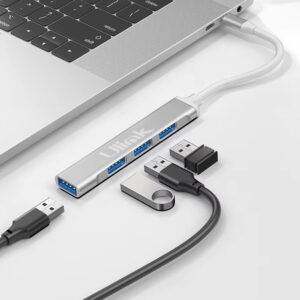 HUB USB C a 4 Puertos USB 3.0/2.0 UTEK UL - HUBC400