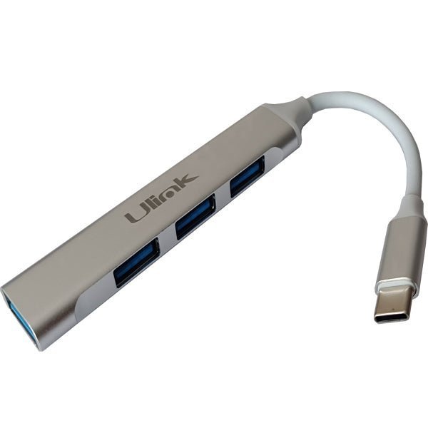 HUB USB Tipo C con 4 Puertos USB 3.0 y USB 2.0