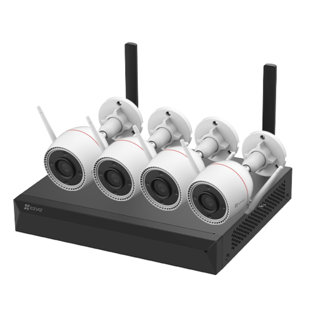 Kit Seguridad NVR 8CH Ezviz 4 Camaras H3c 2K Wifi