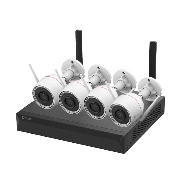 Kit Seguridad NVR 8CH Ezviz 4 Camaras H3c 2K Wifi