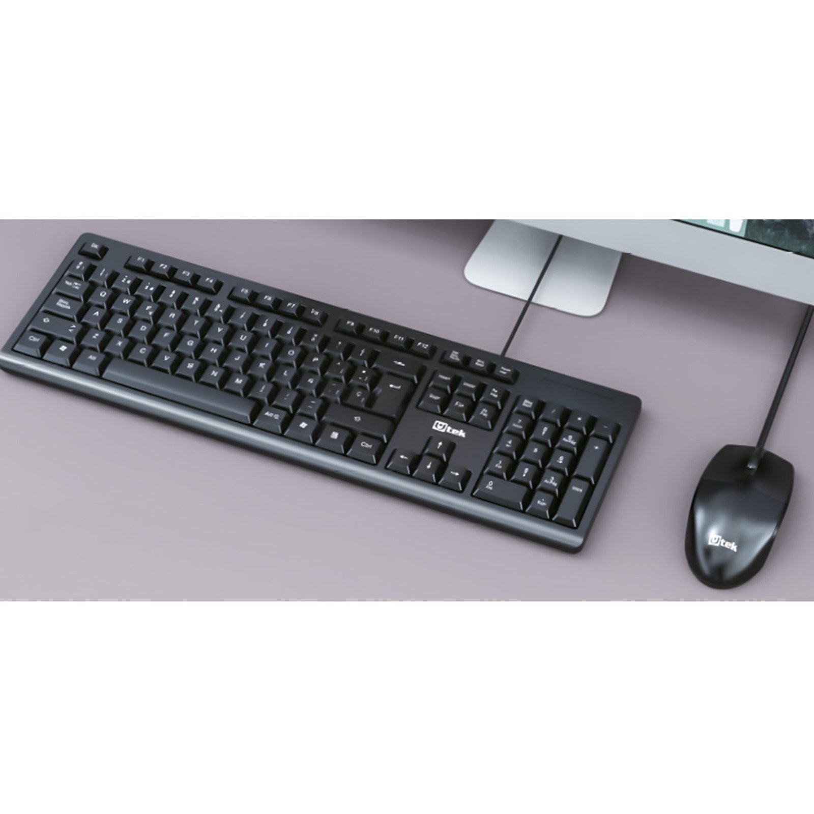 Kit Teclado y Mouse Alámbrico USB UT - KTD250UtekItems Digital Spa – Tecnología, Hogar y Fitness en un solo lugar