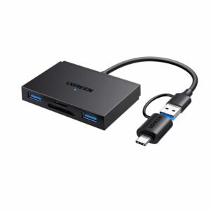 Lector de Memorias Ugreen 4 en 1 USB 3.0 SD MicroSD CF MS