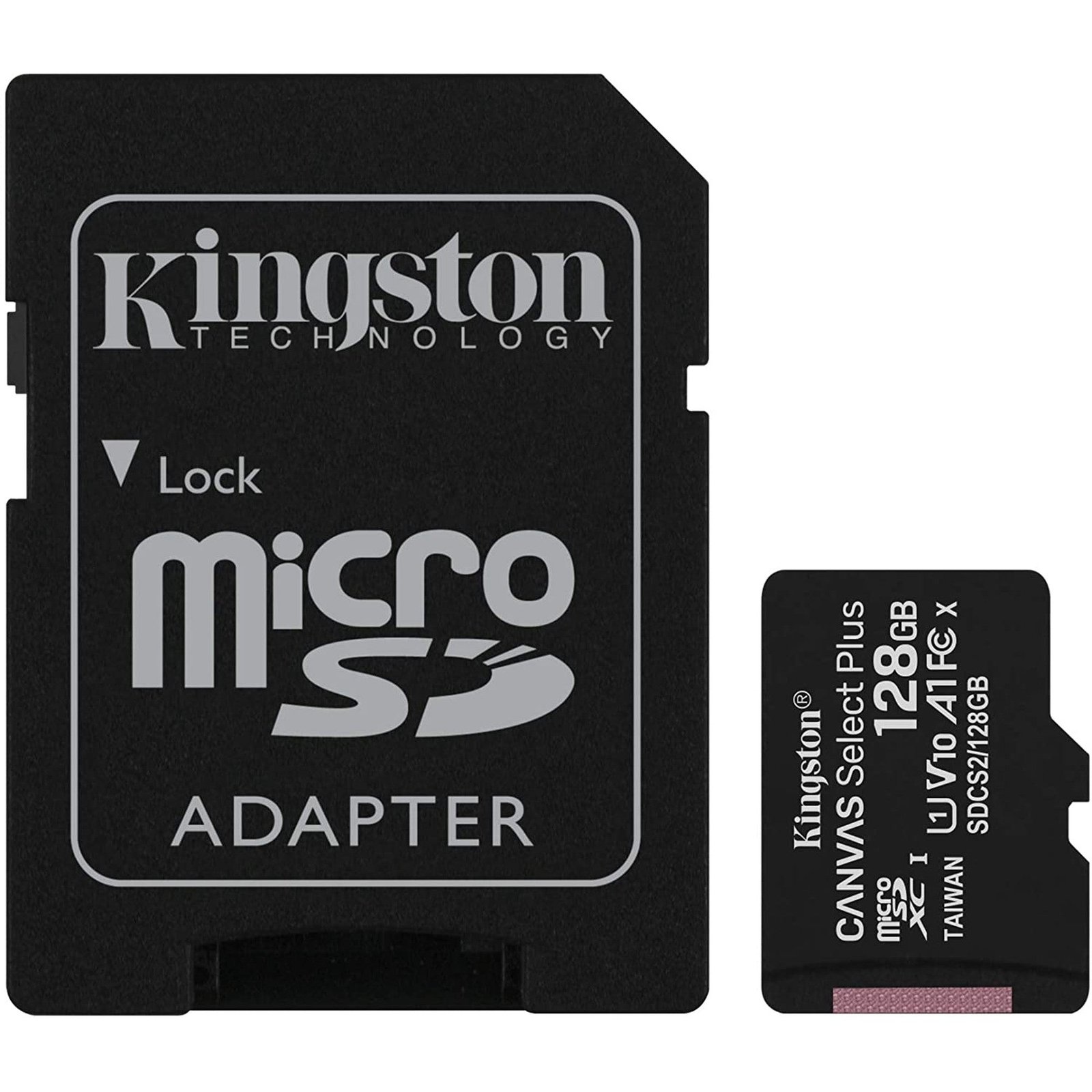Memoria MicroSD 128GB Kingston Canvas Select Plus SDCS2SP