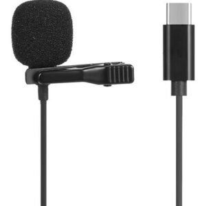 Micrófono Lavalier Conector Tipo C Con Condensador Y Solapa