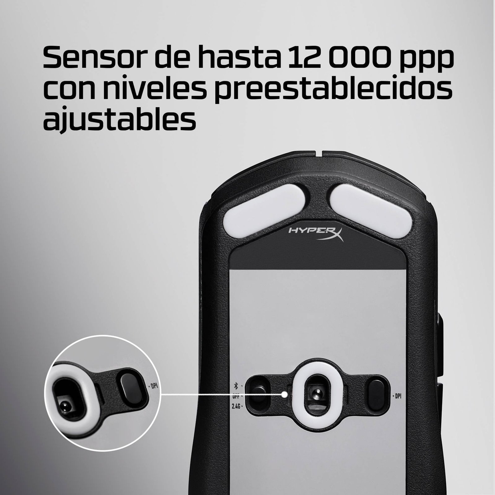 Mouse Gamer Inalambrico HyperX Pulsefire Fuse