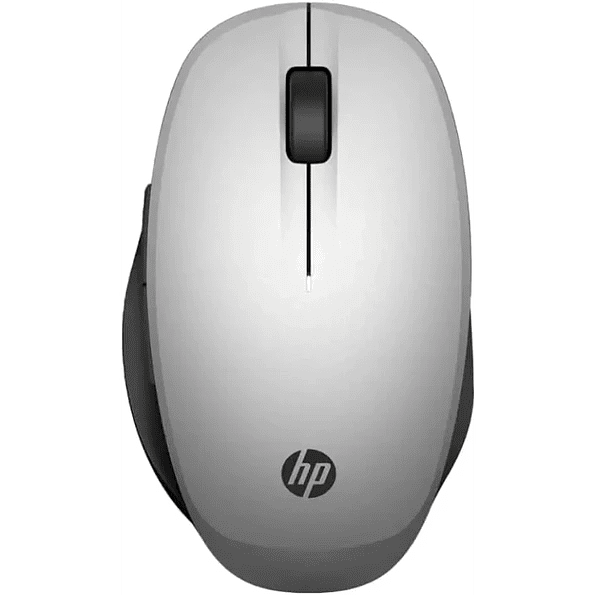 Mouse HP 300 Dual Mode inalámbrico Bluetooth Plateado