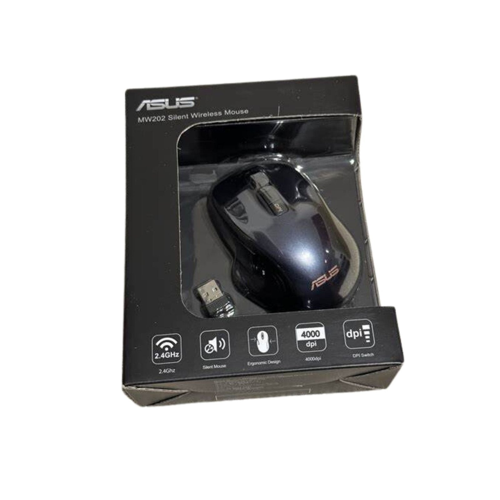 Mouse Connector Cable Mouse Inalámbrico Asus MW202 2.4 GHz Wireless - Items Digital