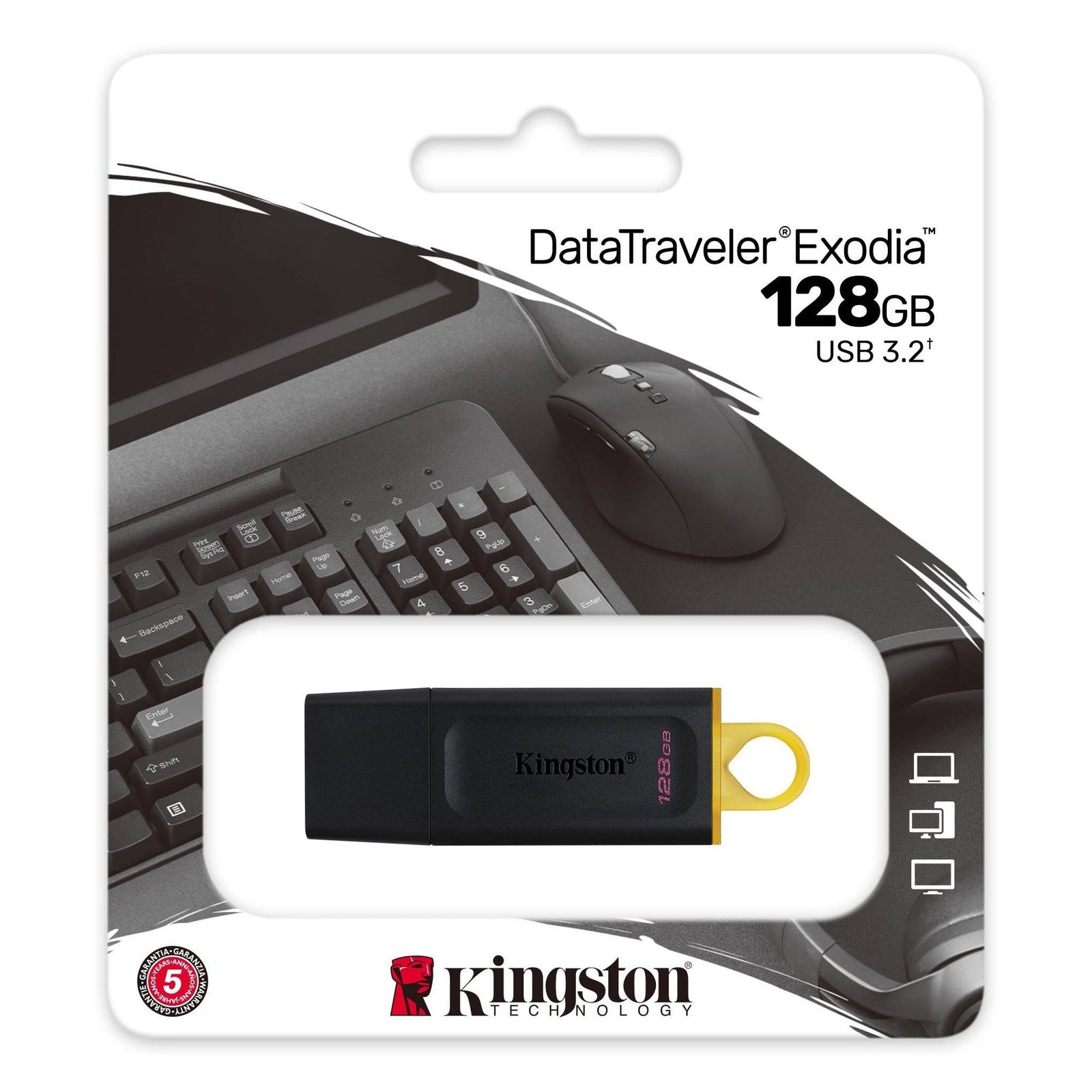 Pendrive 128GB Kingston DataTraveler Exodia USB 3.2 DTX/128GB