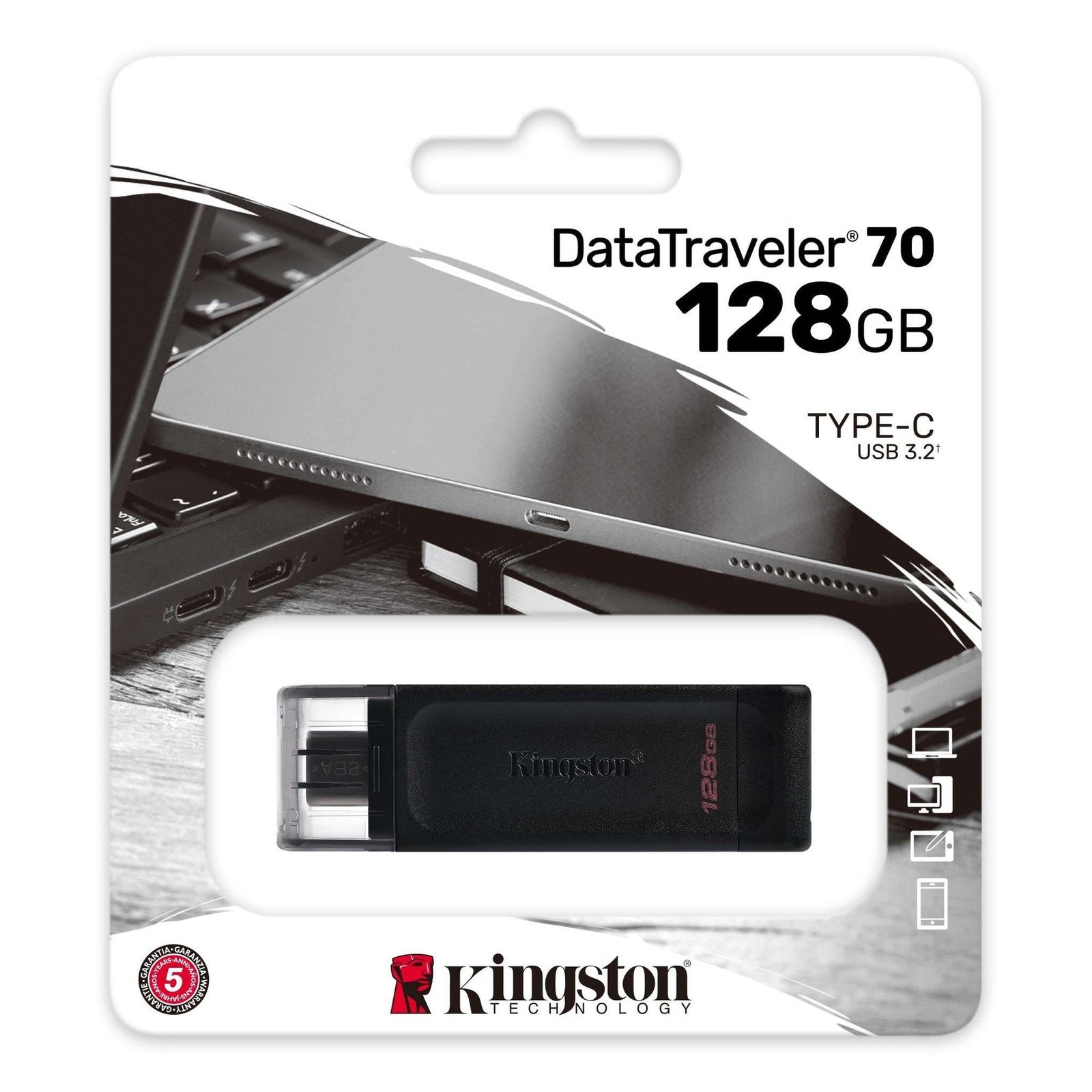 Pendriver 128GB USB C DataTraveler 70 DT70/128GB