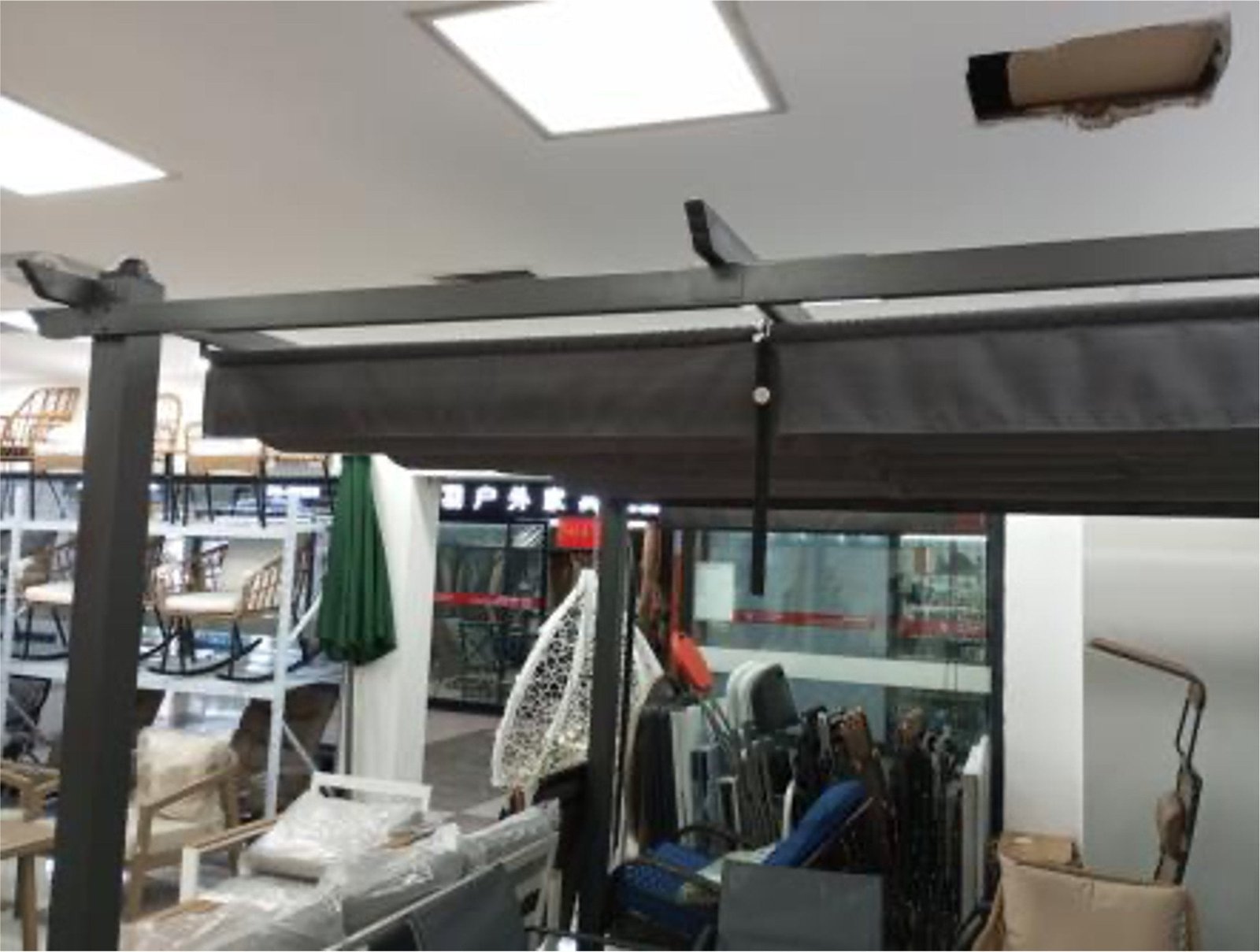 Pérgola de Aluminio 3x3m con Techo Retráctil