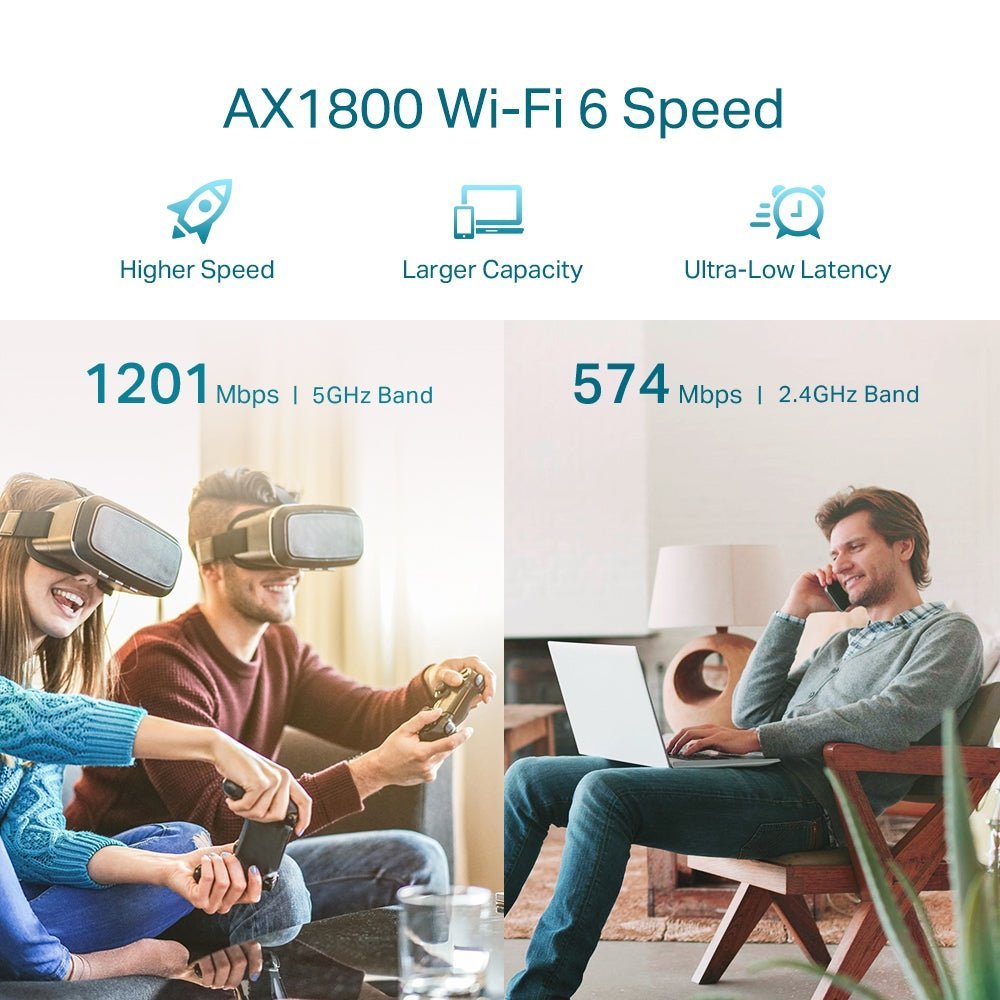Repetidor WiFi 6 Mesh TP - Link AX1800 RE605X