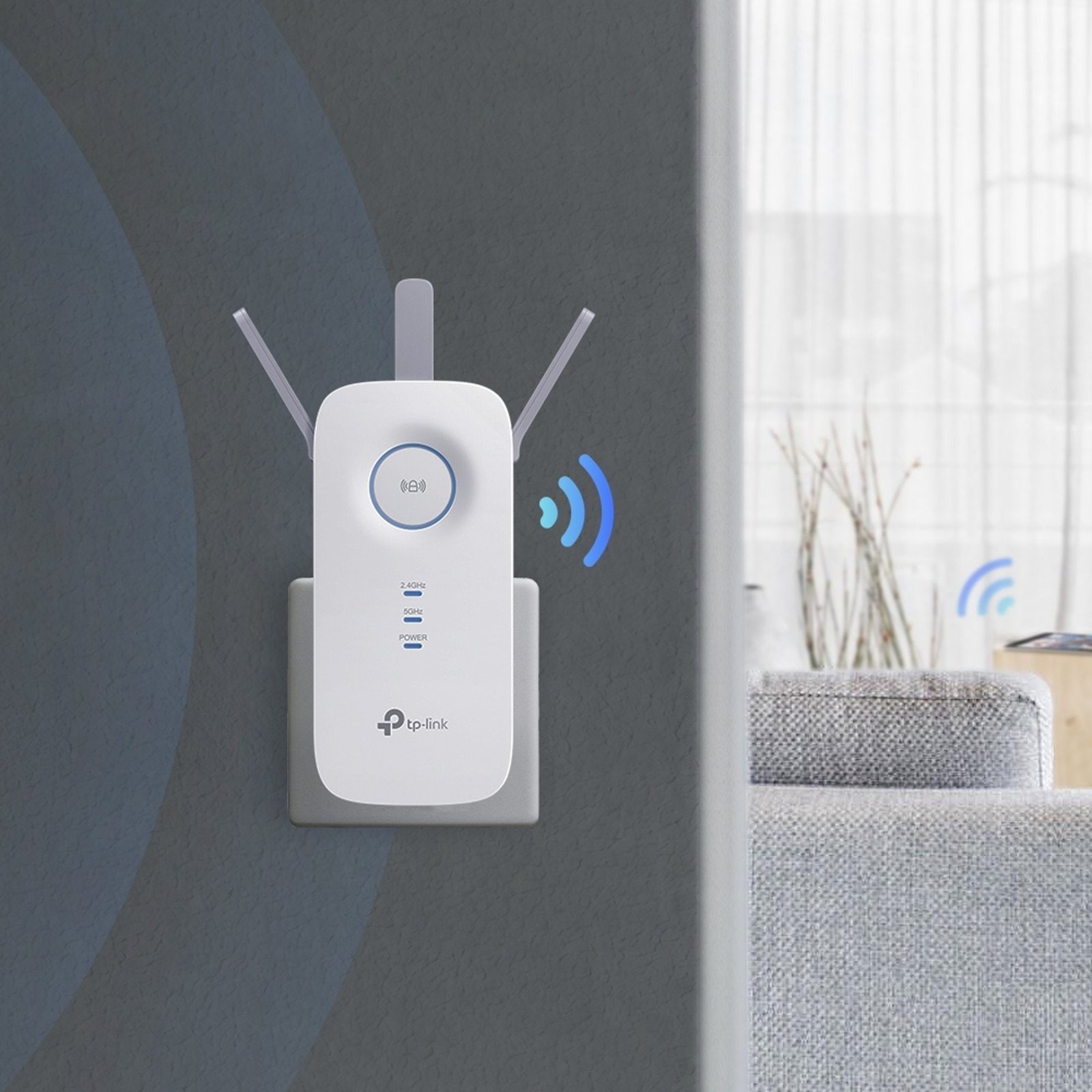 Repetidor WIFI Dual Band Extensor de rango AC1750 RE450