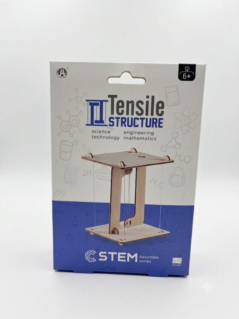Rompecabezas 3D Madera Estructura Tensegridad STEM