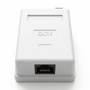 Roseta RJ45 Cat6 con Módulo Ulink Blanco Gigabit Ethernet