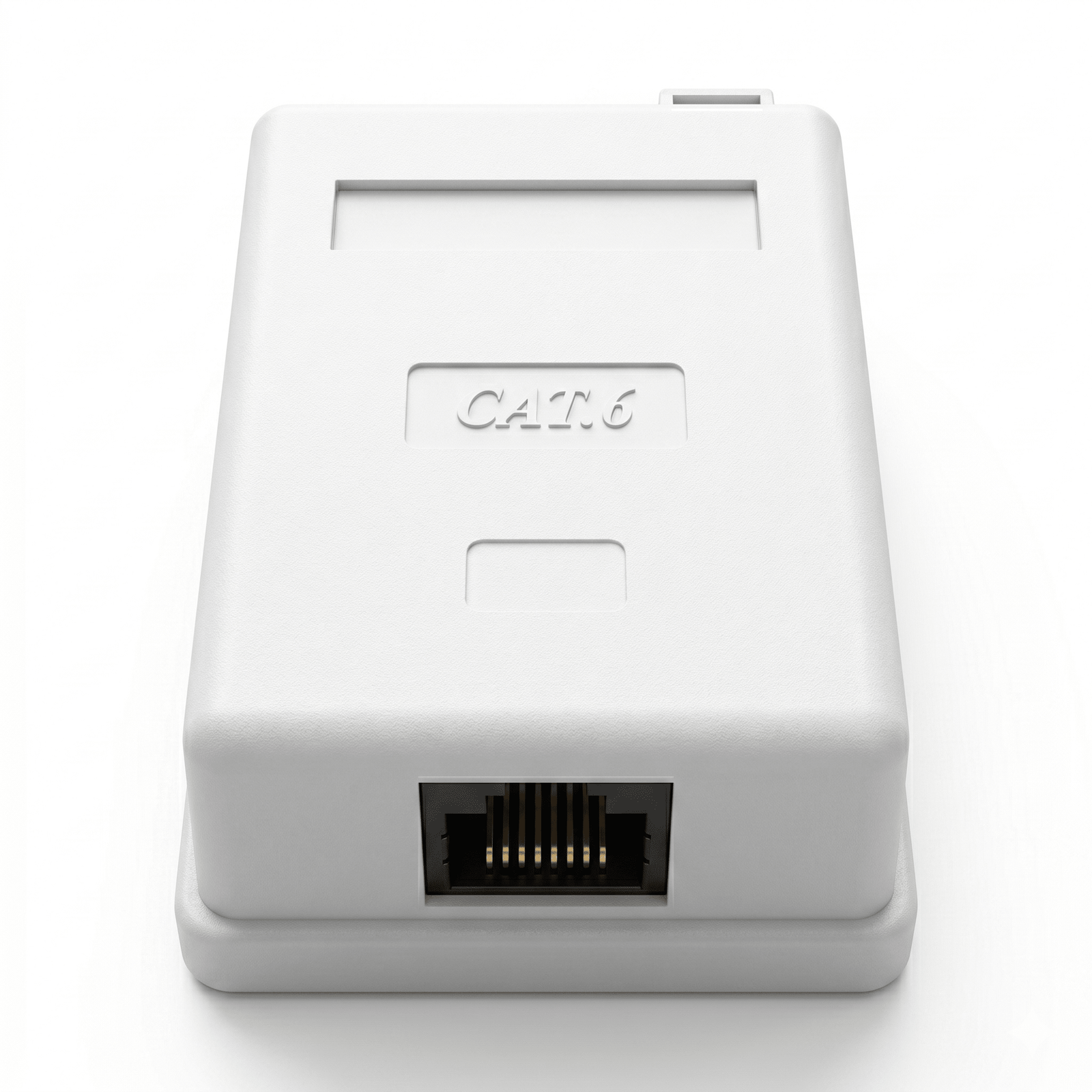 Roseta RJ45 Cat6 con Módulo Ulink Blanco Gigabit Ethernet