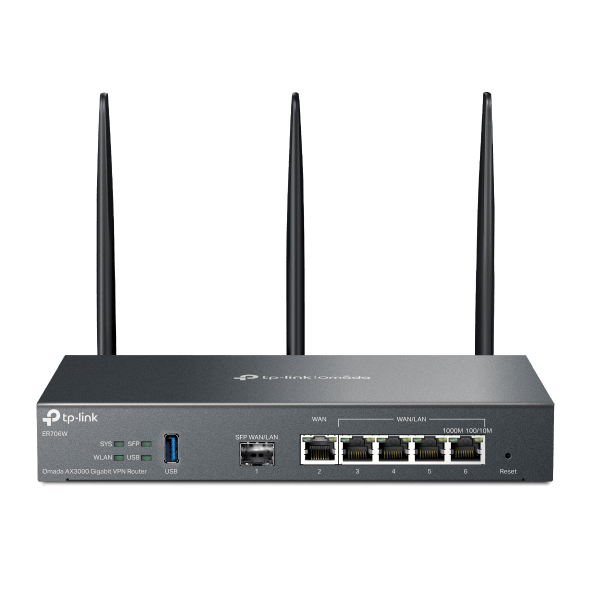 Router VPN TP - Link ER706W Omada Gigabit AX3000