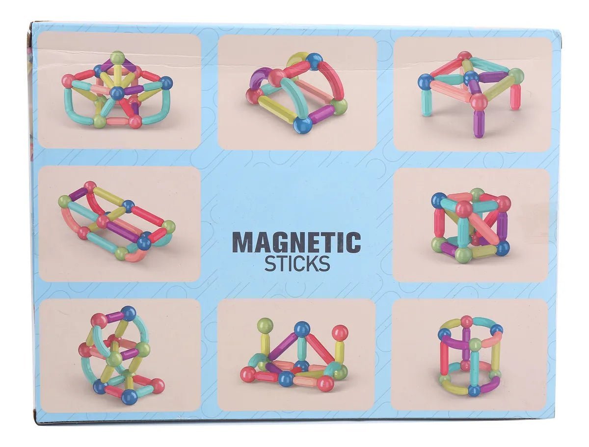 Set de Construcción Magnética 64 Piezas - STEM Educativo