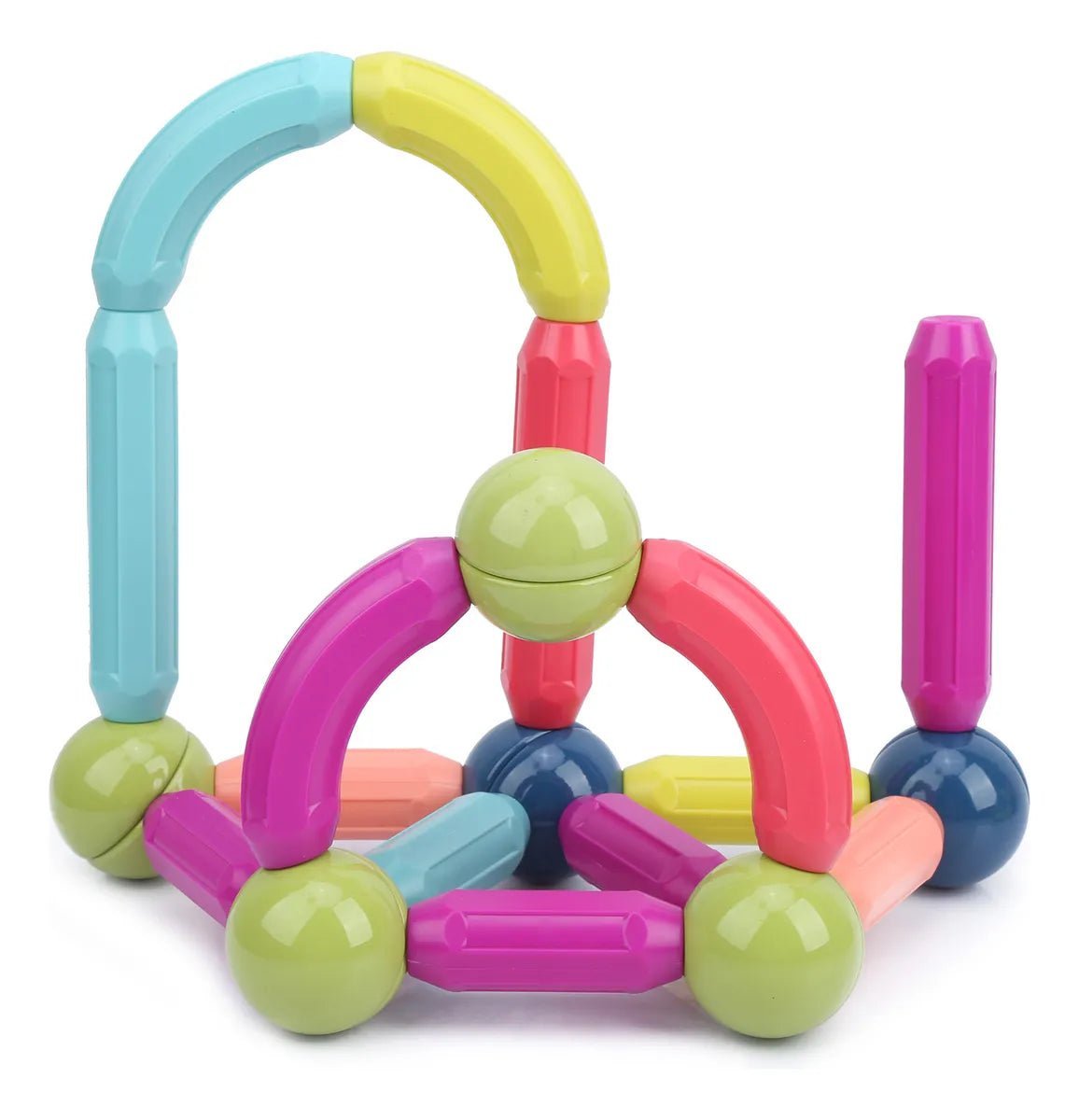 Set de Construcción Magnética 64 Piezas - STEM Educativo