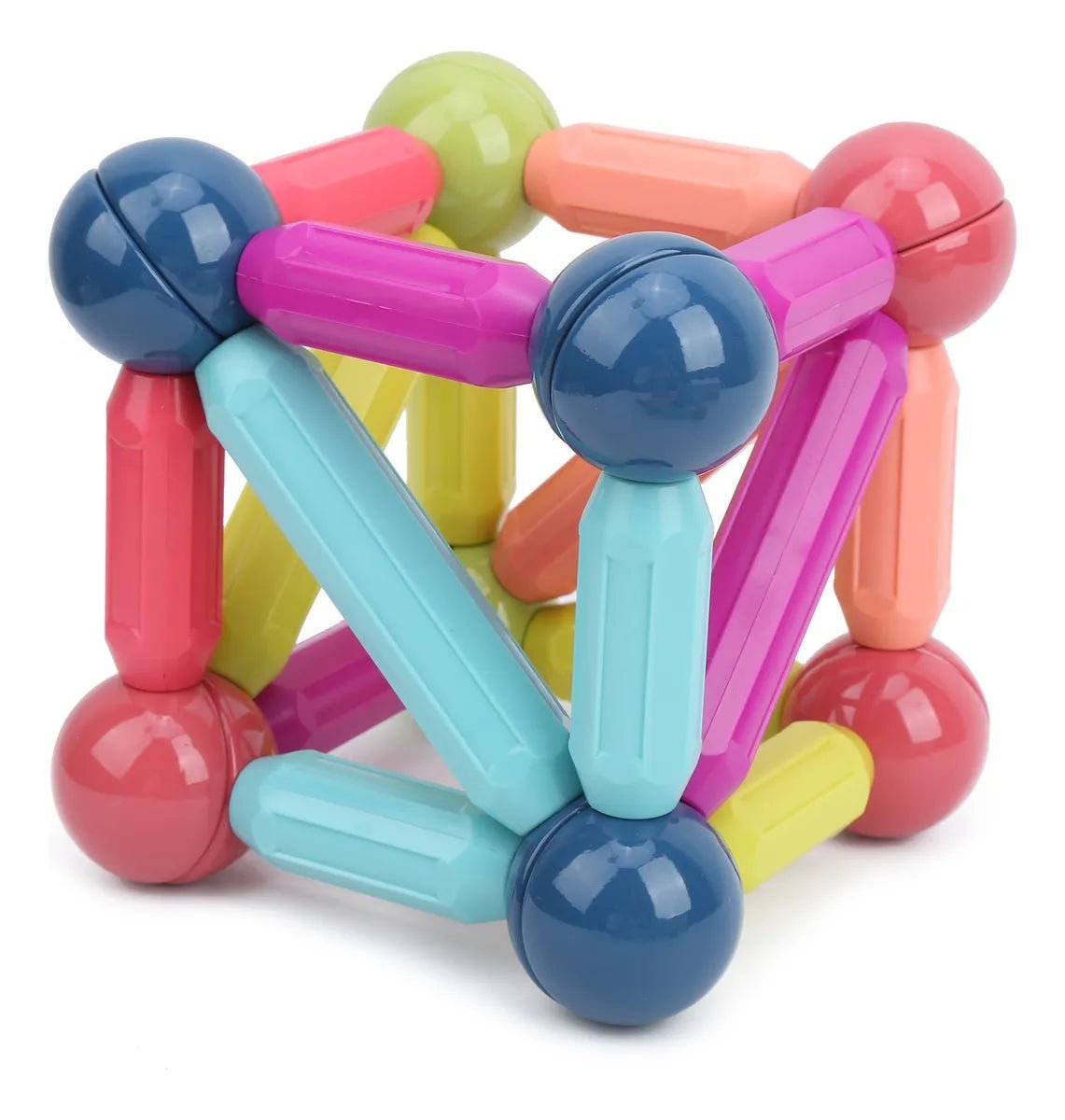 Set de Construcción Magnética 64 Piezas - STEM Educativo