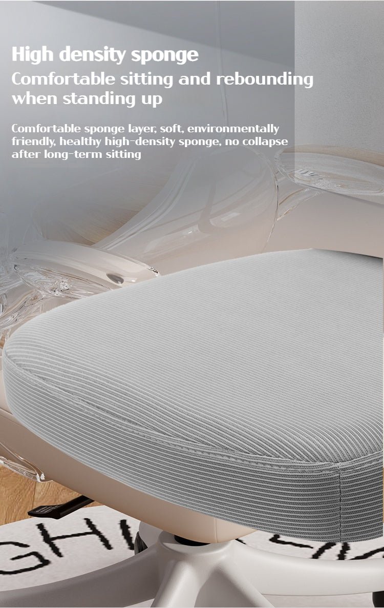 Silla Ergonómica de Oficina con Soporte Lumbar y Reclinación