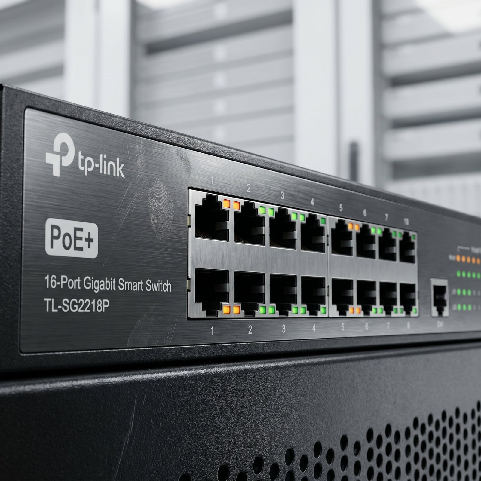 Switch Administrable 16 Puertos PoE+ TP - Link TL - SG2218P Omada