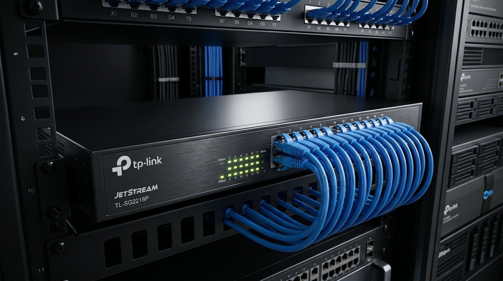 Switch Administrable 16 Puertos PoE+ TP - Link TL - SG2218P Omada