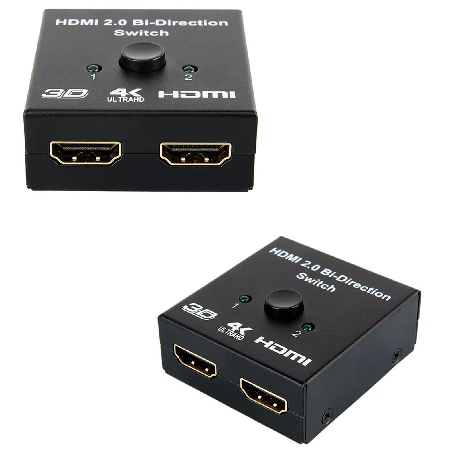 Switch HDMI de 1 Salida 2 Entradas Bidireccional