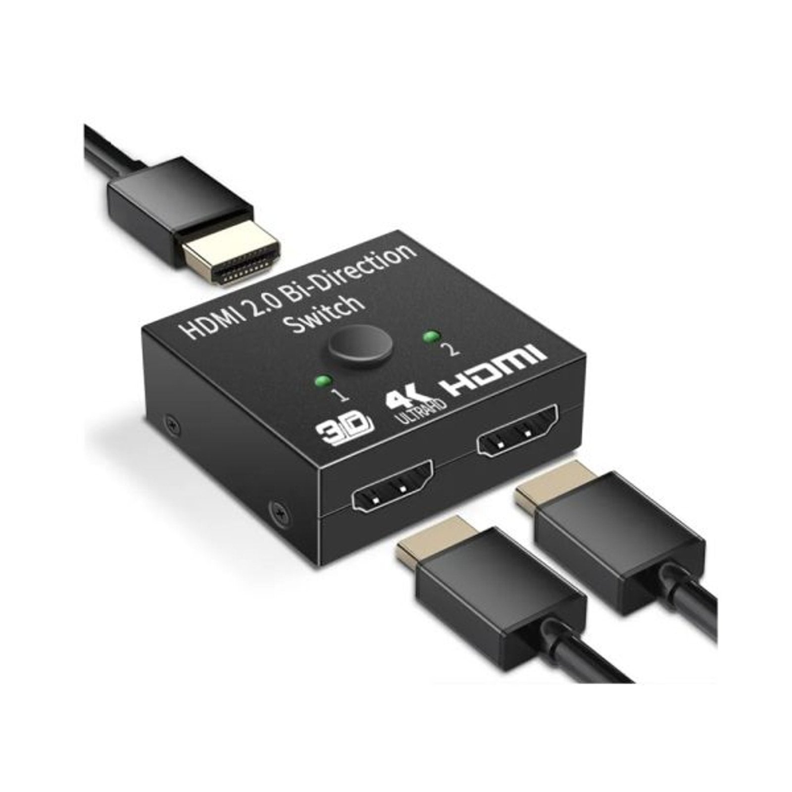 Switch HDMI de 1 Salida 2 Entradas Bidireccional